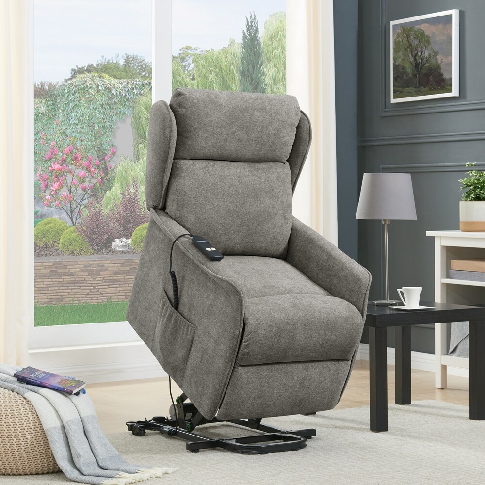 wingback power lift chair