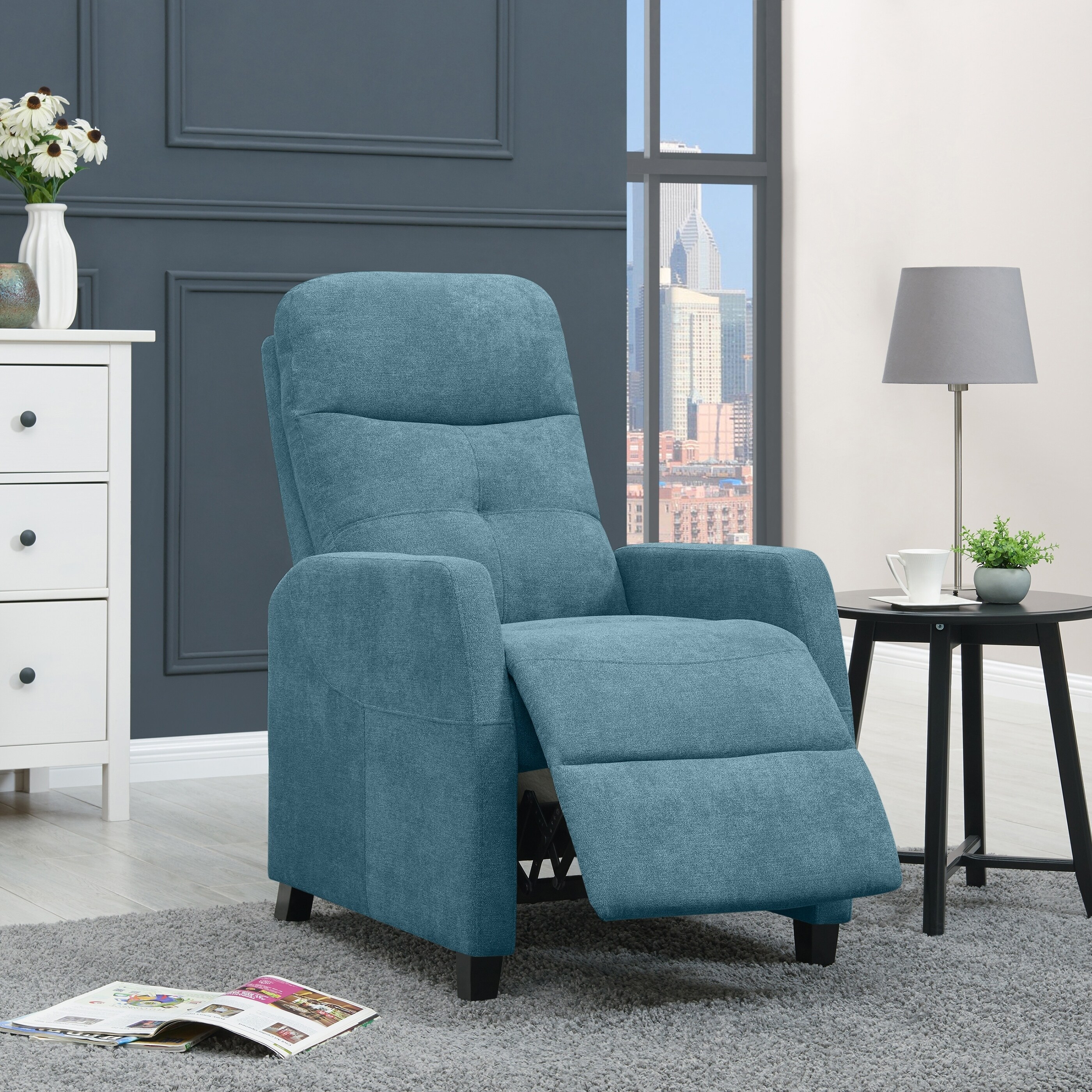 Copper Grove Diest Pushback Recliner Chair Overstock 27326598