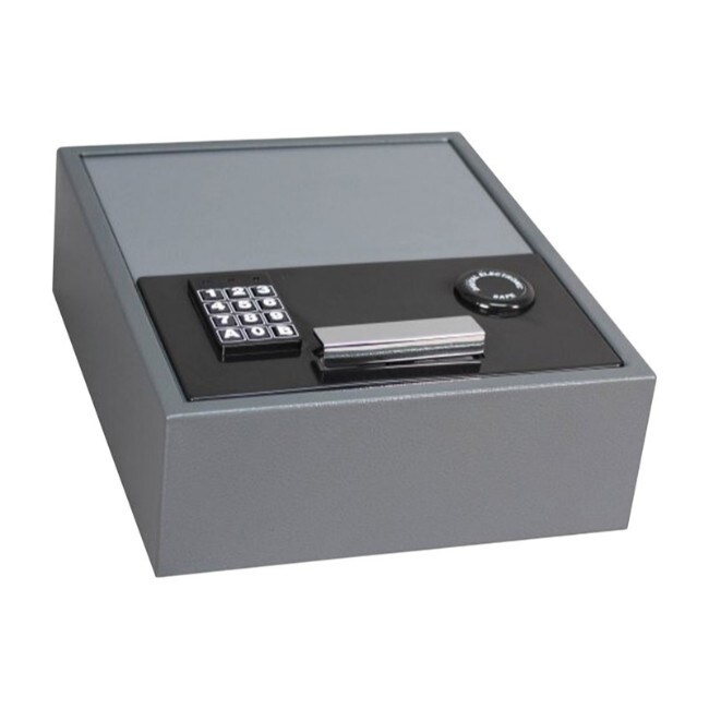 Shop First Alert 0 35 Cu Ft Electronic Lock Gray Top Opening