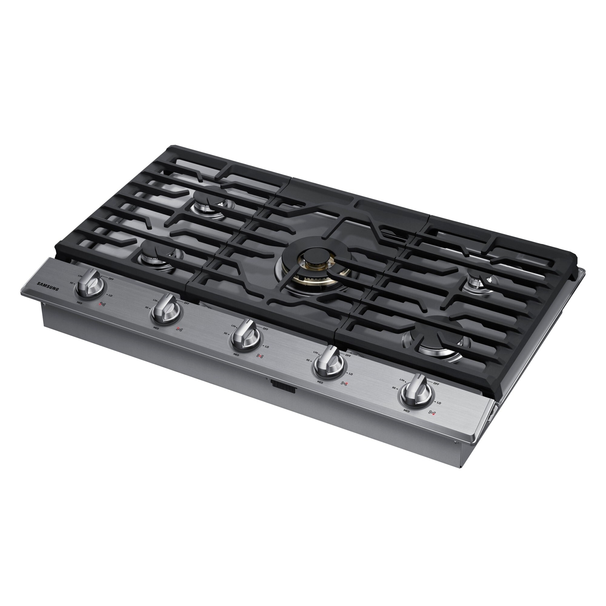 Shop Samsung 36 Gas Cooktop With 22k Btu True Dual Power Burner