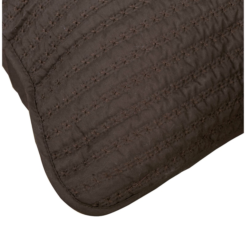 Serenta Brockton Quilted Pillow Sham Case 2 Piece Set
