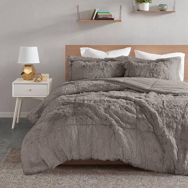 Shop Intelligent Design Leena Shaggy Faux Fur Twin Twin Xl Size