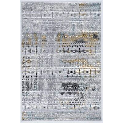 Society Harbin Grey Area Rug - 5' X 7'6"