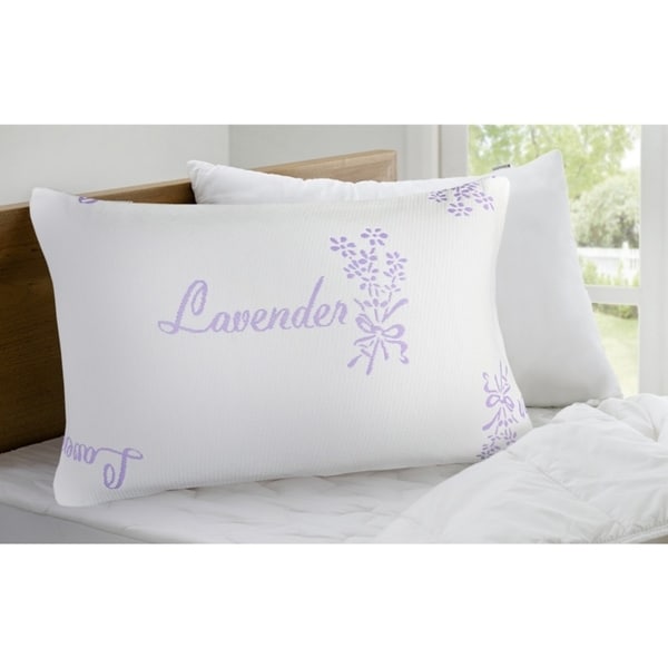 lavender scented memory foam pillow