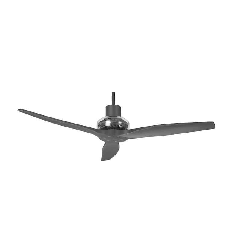 Carson Carrington Idala 52-inch Graphite Motor Indoor/ Outdoor Ceiling Fan - 52" - Graphite Motor/Graphite Blade