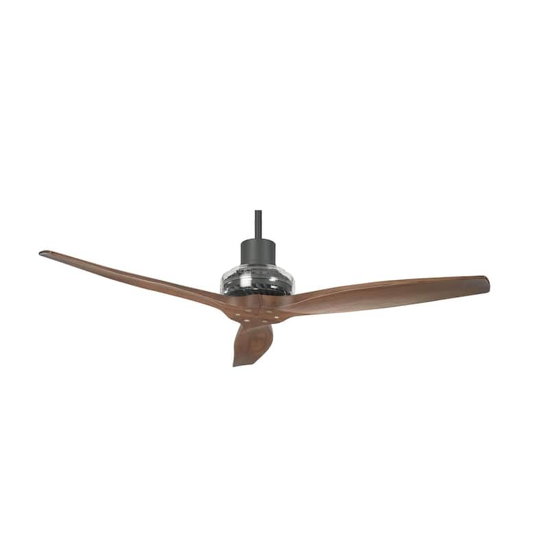 Carson Carrington Idala 52-inch Graphite Motor Indoor/ Outdoor Ceiling Fan - 52" - Natural3 Blade/Graphite Motor
