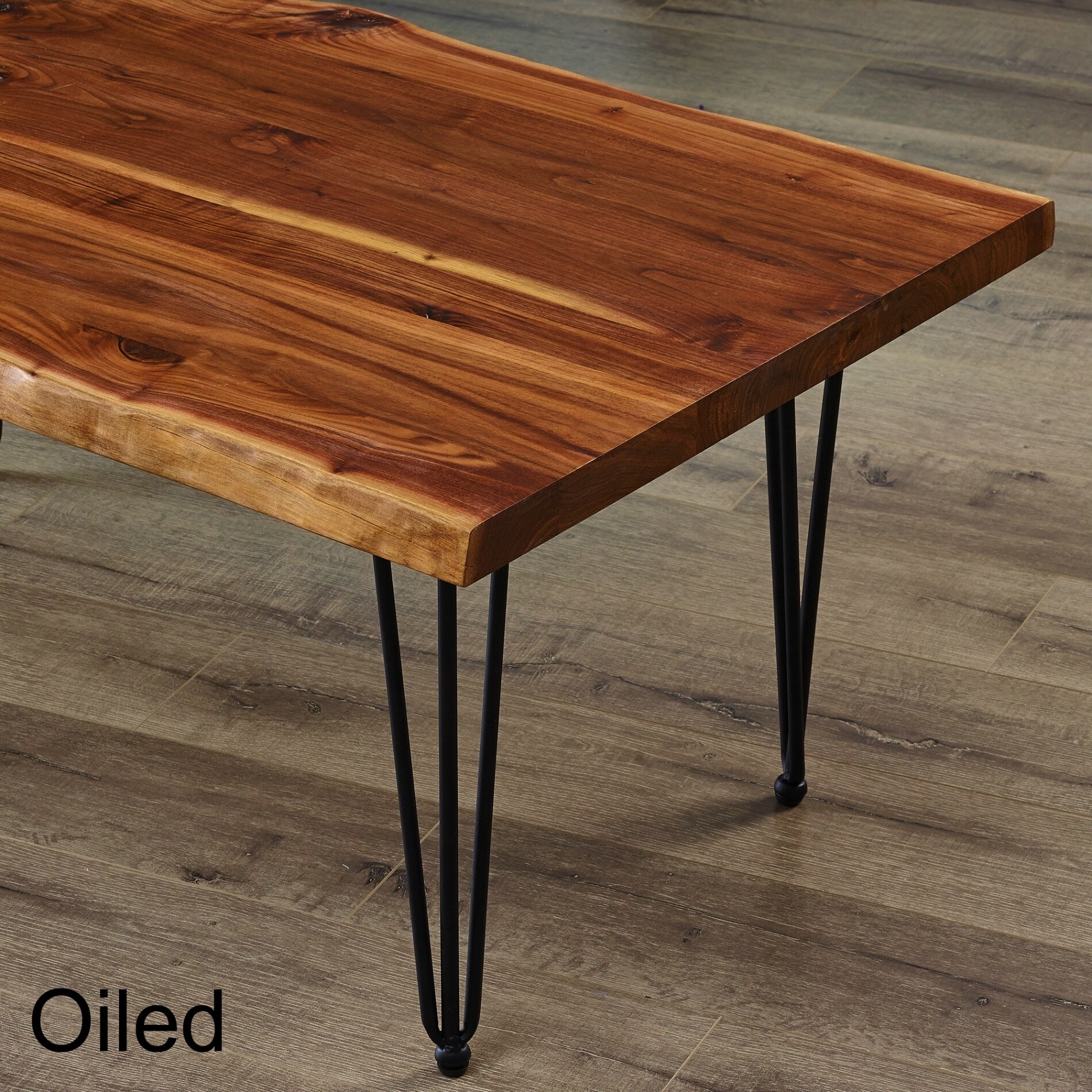 Shop Boon Living North American Walnut Multi Plank Coffee Table W