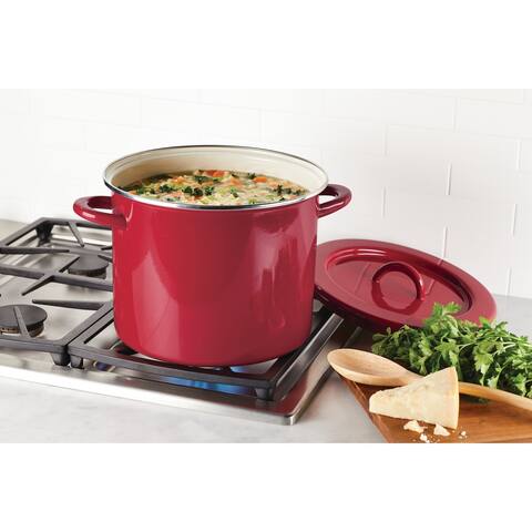 Rachael Ray Create Delicious Enamel on Steel 12-Quart Stockpot