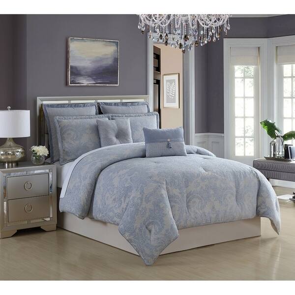 Shop Veratex Brielle Chenille Medallion 4 Piece Comforter Set On