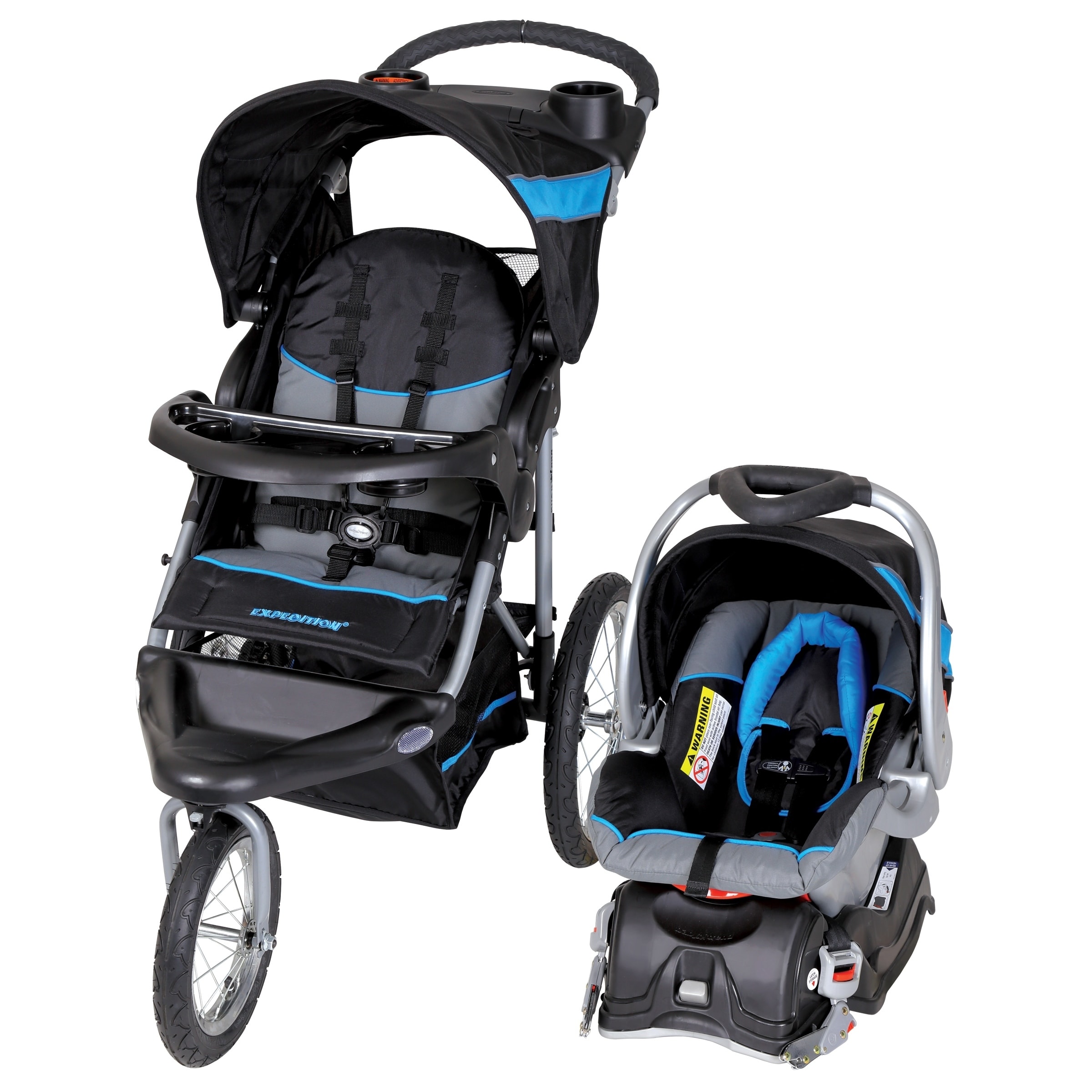 double jogging stroller with car seat adapter