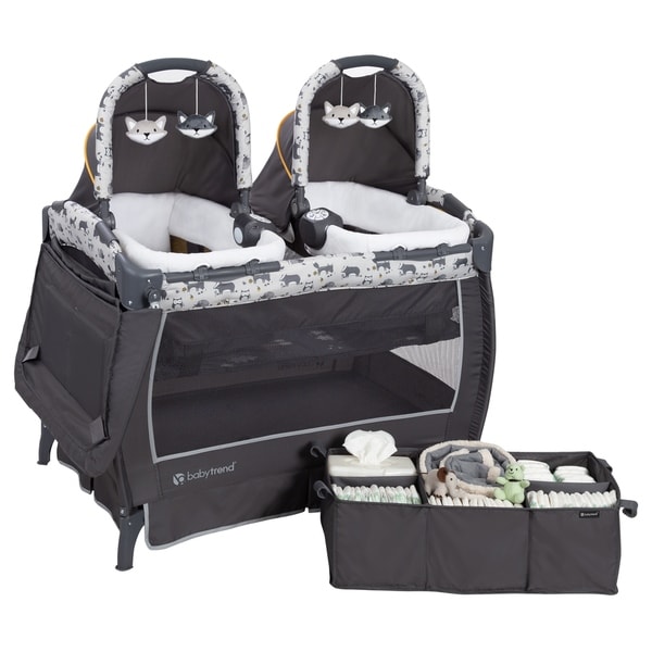 Baby Trend Twins Nursery Center Goodnight Forest Bed Bath Beyond 27340629