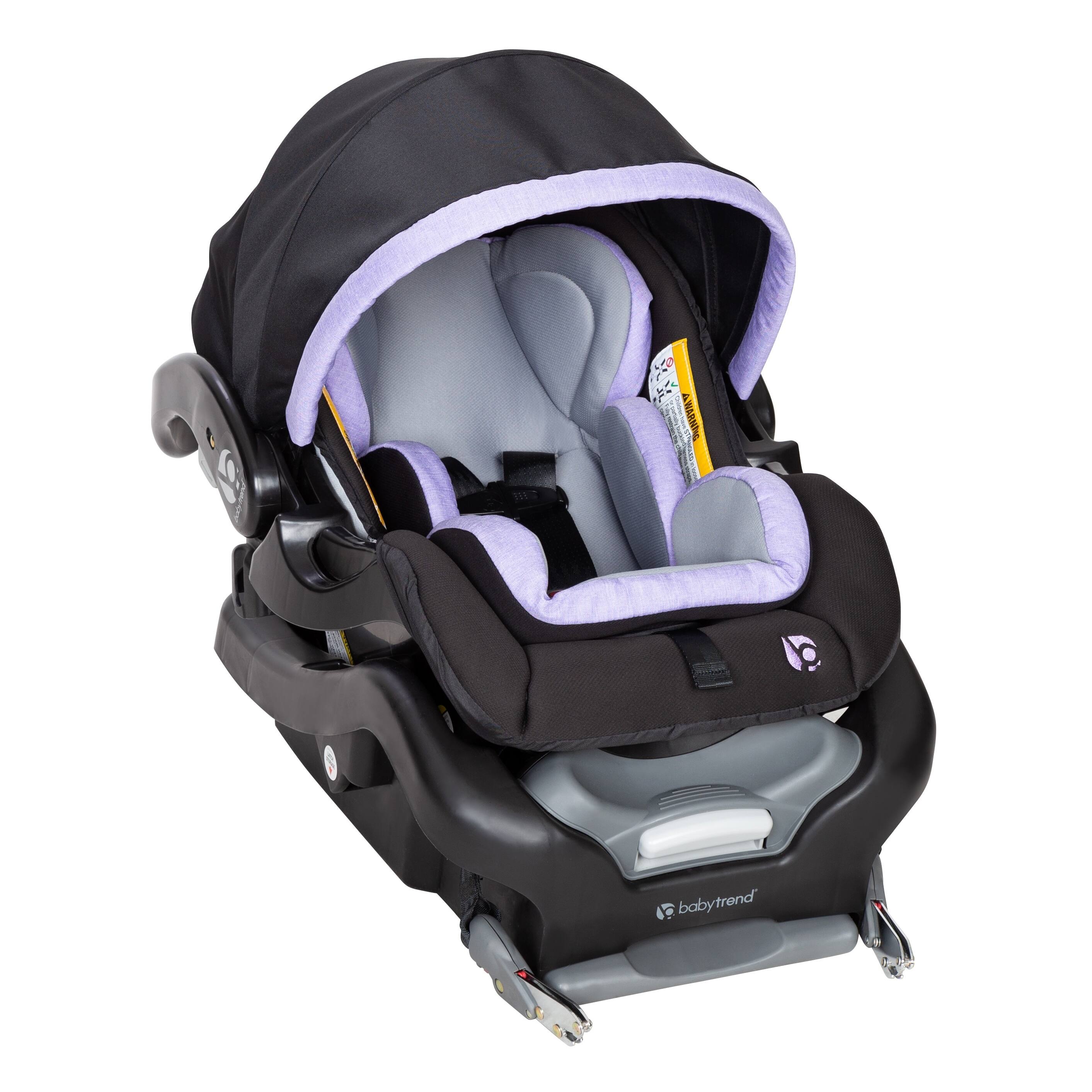 lavender car seat and stroller