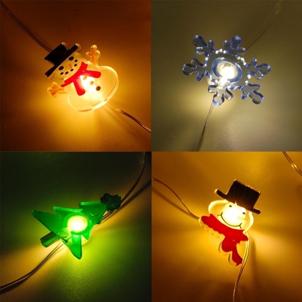 Fuji Labs 20L Mini LED X'Mas String Light Assort (6-Pack) Battery