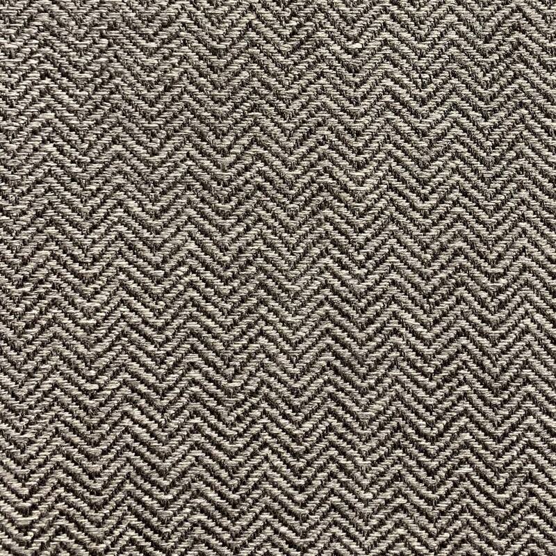 Plutus Jagged Ash Gray Chevron Luxury Outdoor/Indoor Decorative Throw Pillow