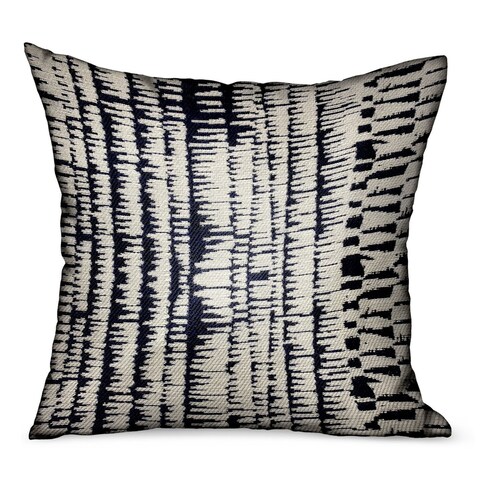 Plutus Radiant Beryl Blue Abstract Luxury Outdoor/Indoor Decorative Throw Pillow
