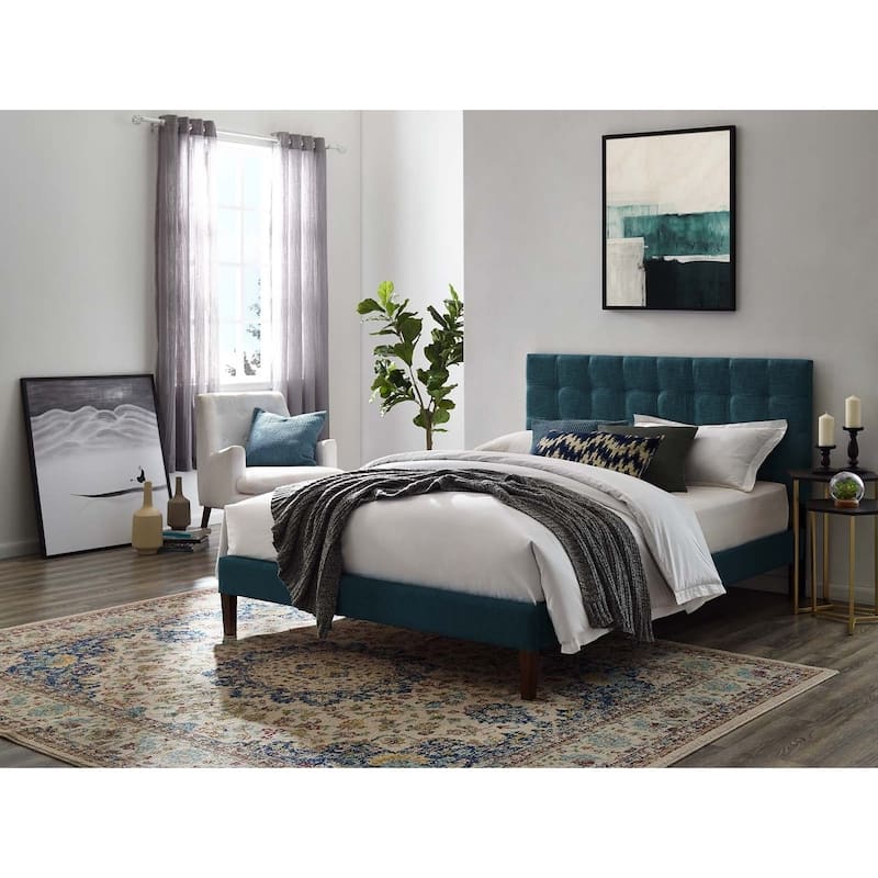 Carson Carrington Stryn Upholstered Linen Fabric Headboard