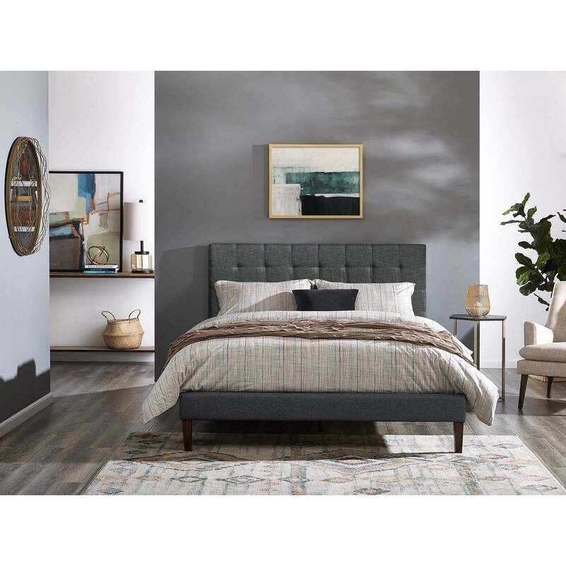Carson Carrington Stryn Upholstered Linen Fabric Headboard