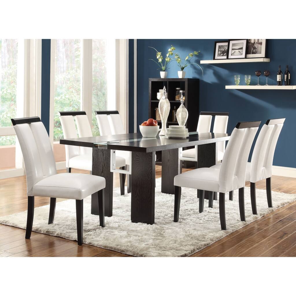 Bella Contemporary White 5-piece Dining Set