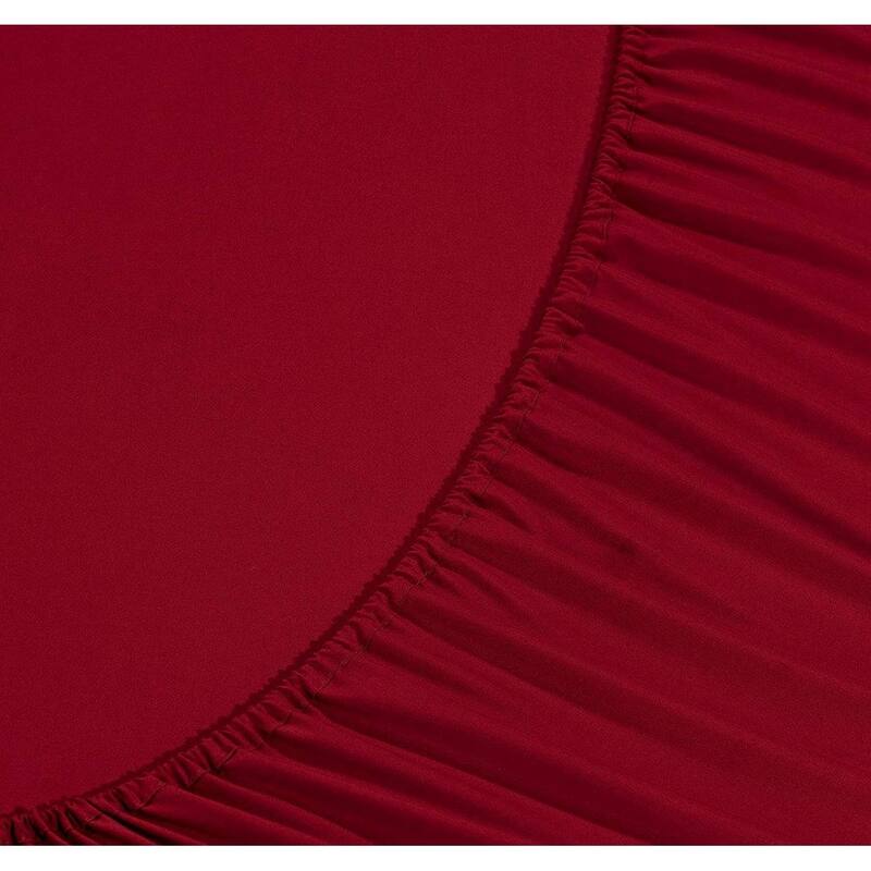 Elegant Comfort 4-Piece Cozy Soft 3-Line Bed Sheet Set with Deep Pockets