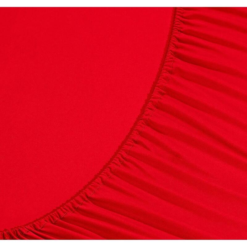 Elegant Comfort 4-Piece Cozy Soft 3-Line Bed Sheet Set with Deep Pockets