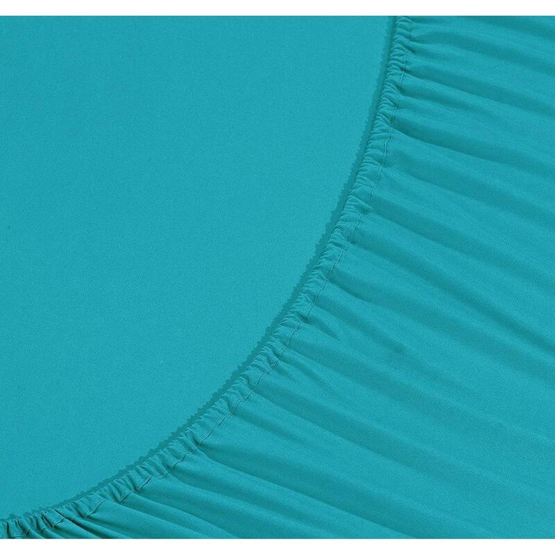 Elegant Comfort 4-Piece Cozy Soft 3-Line Bed Sheet Set with Deep Pockets