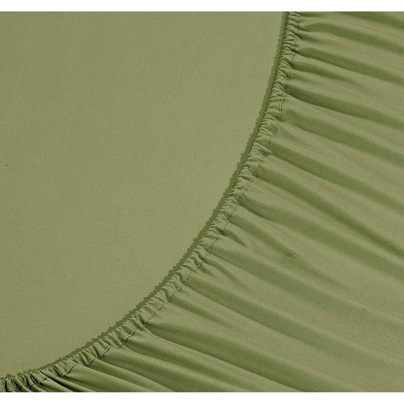 Elegant Comfort 4-Piece Cozy Soft 3-Line Bed Sheet Set with Deep Pockets