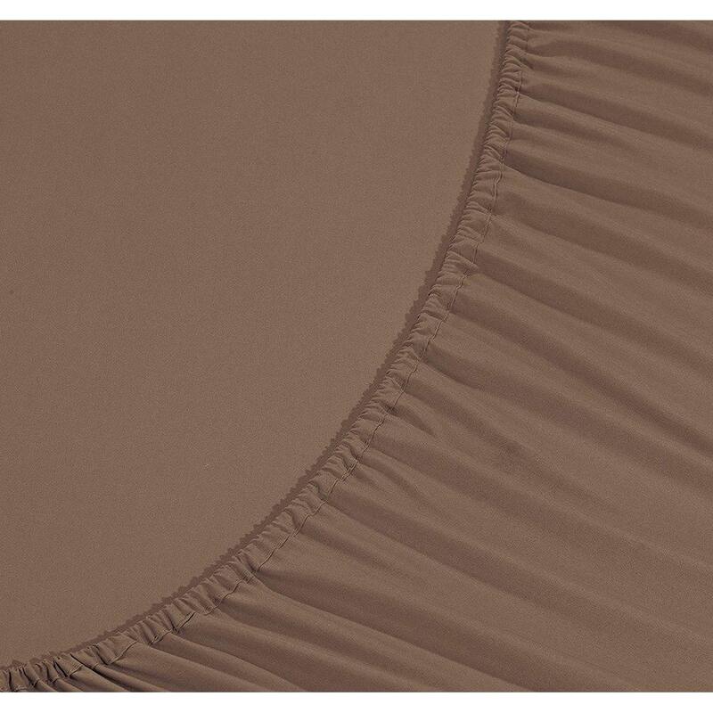 Elegant Comfort 4-Piece Cozy Soft 3-Line Bed Sheet Set with Deep Pockets