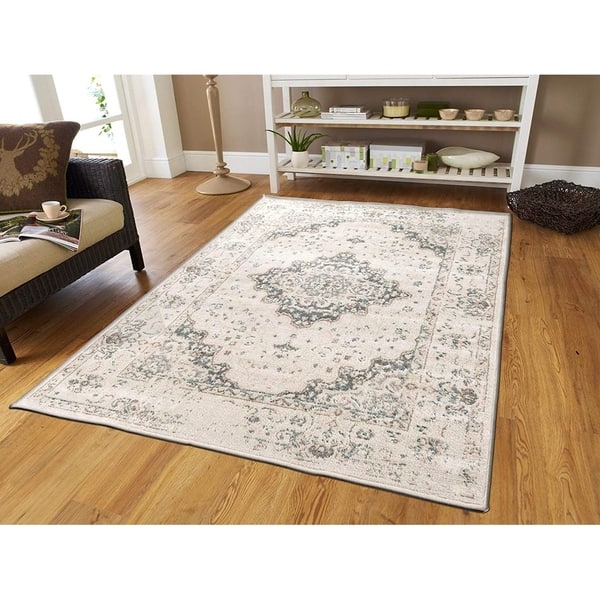 slide 2 of 7, Copper Grove Tsarevo Distressed Medallion Area Rug
