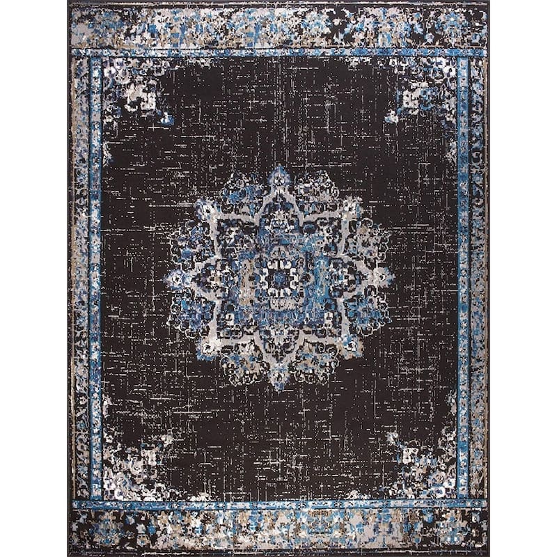 Copper Grove Perushtitsa Distressed Oriental Medallion Area Rug