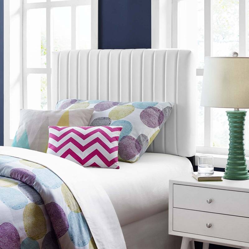 Porch & Den Radford Faux Leather Twin Headboard