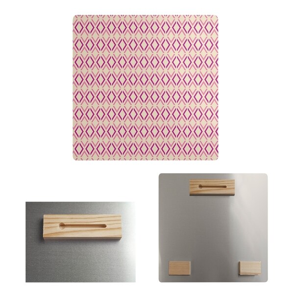 Katelyn Elizabeth Mauve Arrow Diamonds Metal Print