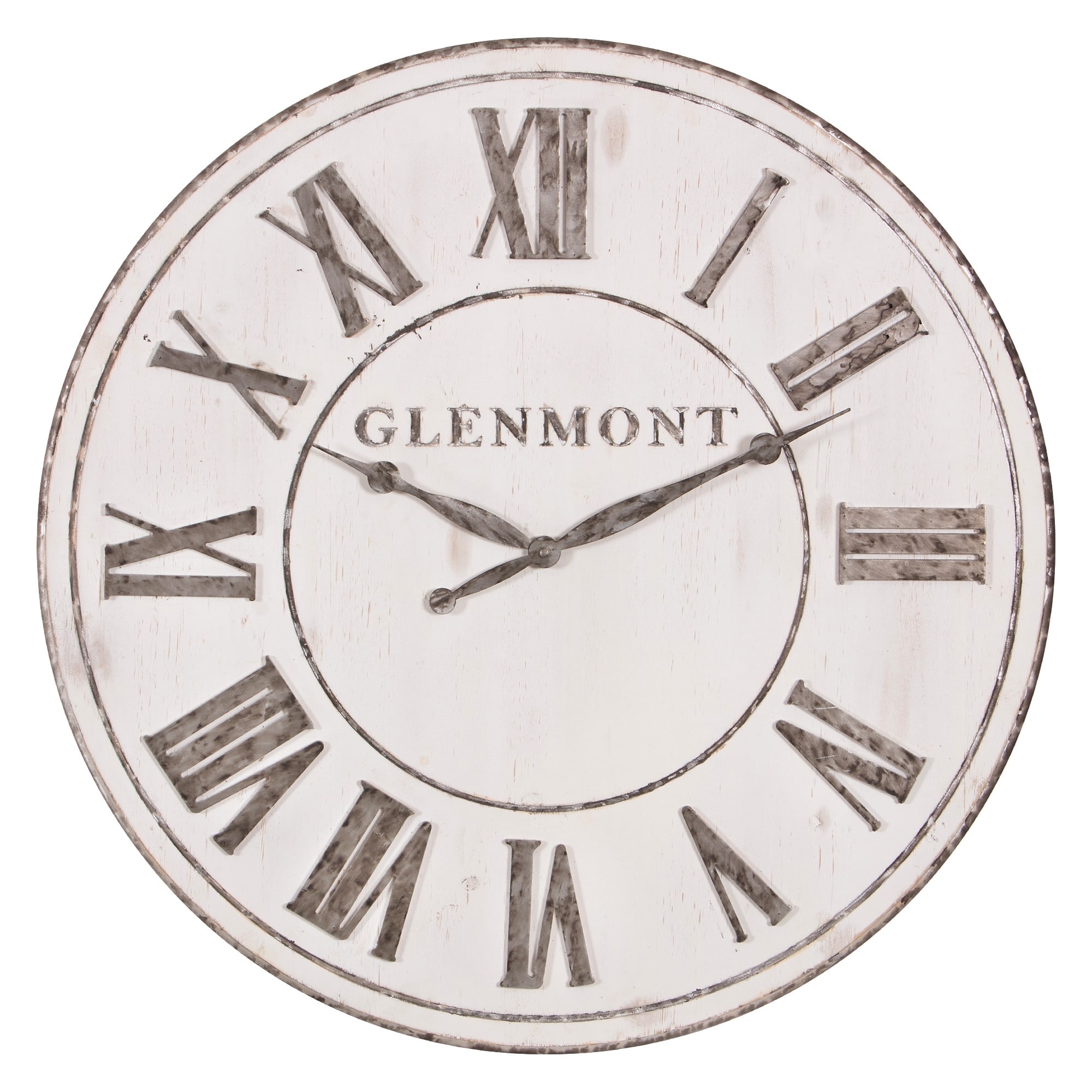 Patton Wall Decor 30 Glenmont Whitewash Wood Roman Numeral Glenmont Whitewash Wood Roman Numeral