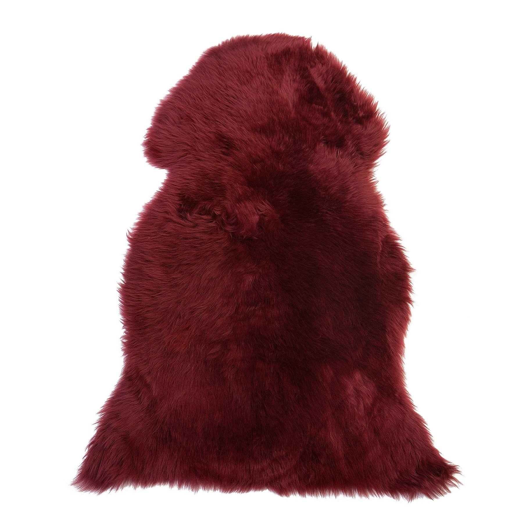 Genuine Sheepskin Rug Double RED