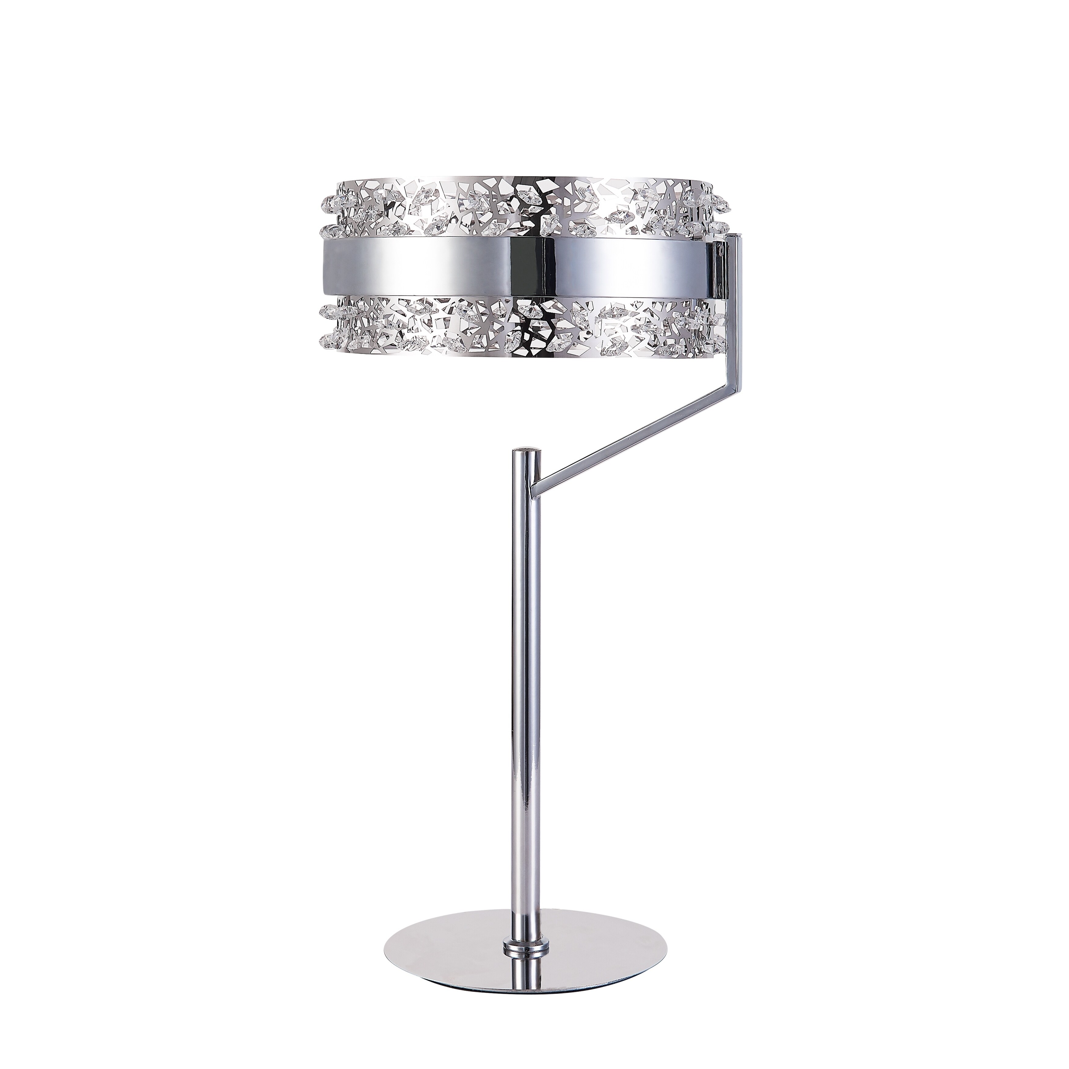 led chrome table lamp
