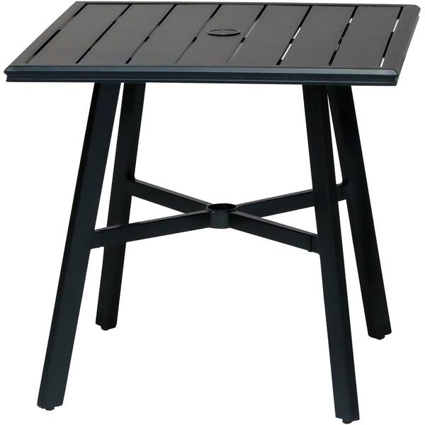 Garden Elements Round Outdoor Patio Bistro Table, Aluminum