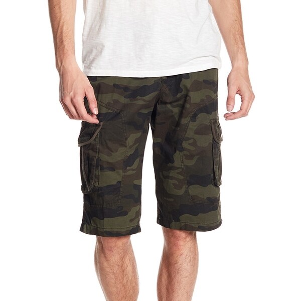 Dockers Mens New Fatigue Cargo Classic Fit Flat Front Short