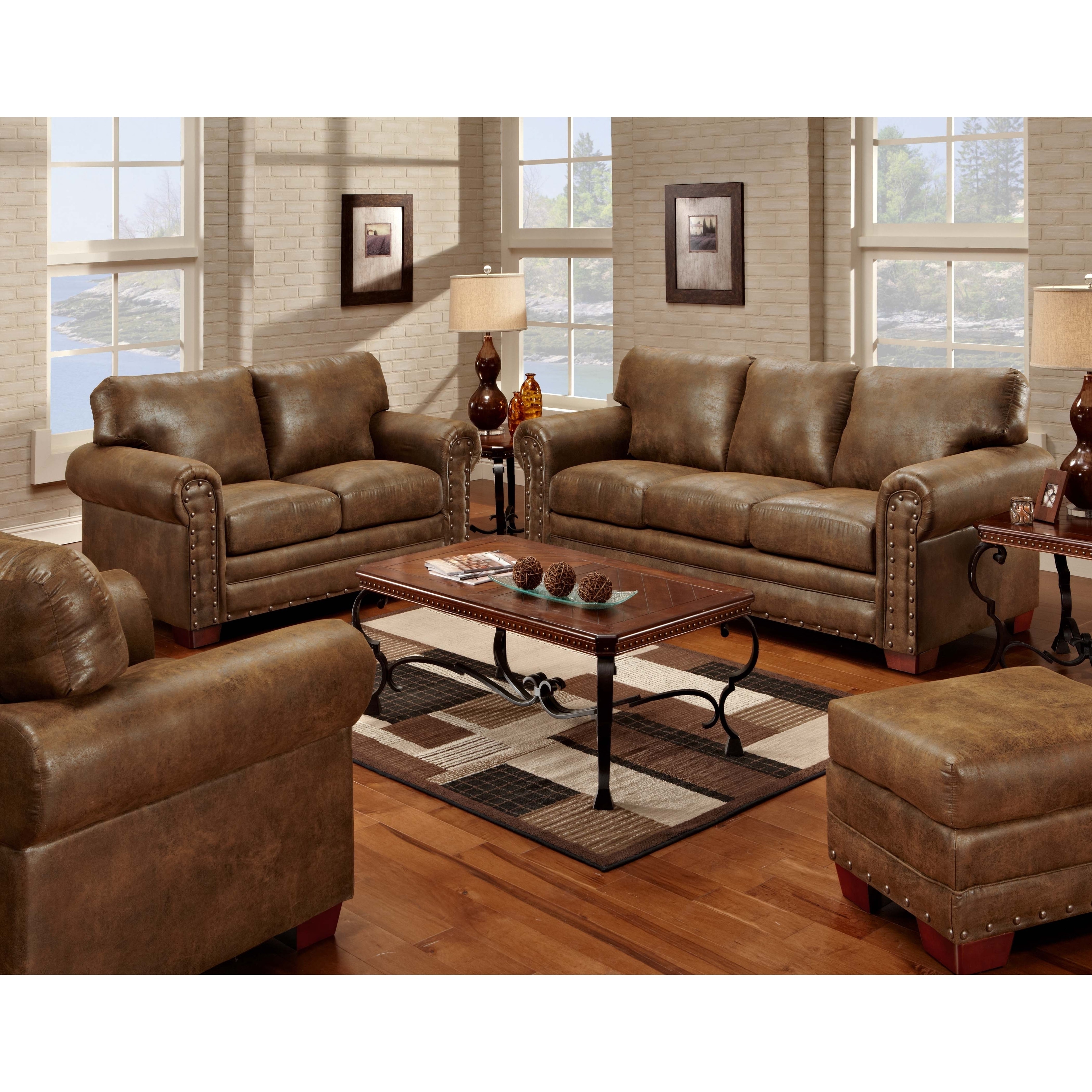 American Furniture Classics Model 8500 20K Buckskin 4 Piece Set Overstock 27366451