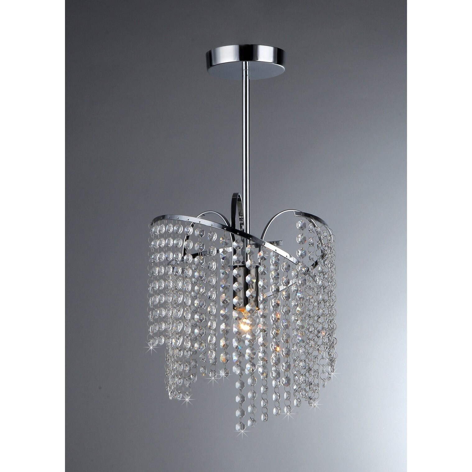 Ann 1-light Crystal Chandelier - Chandeliers For Bedrooms by Overstock.com