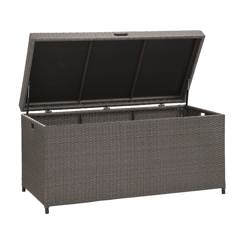 Crosley Palm Harbor Outdoor Wicker Storage Bin