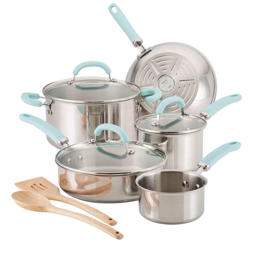 18-Piece Nonstick Cookware and Prep Bowl Set – Rachael Ray