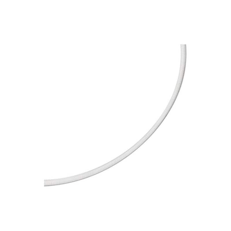 4.0mm 14k Two Tone Gold Reversible Omega Necklace