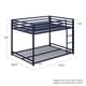 Porch & Den Wilkesboro Metal Full-over-full Bunk Bed - Thumbnail 6