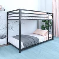 Porch & Den Wilkesboro Metal Twin/Twin Bunk Bed