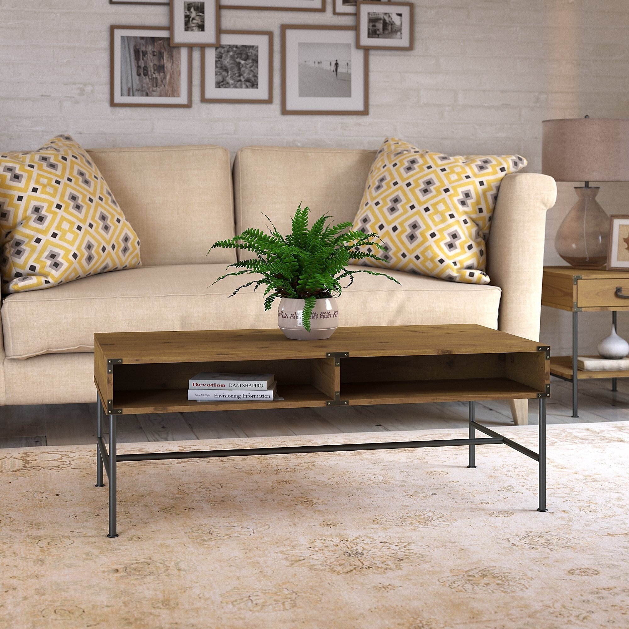 Shop Ironworks Coffee Table From Kathy Ireland Home By Bush