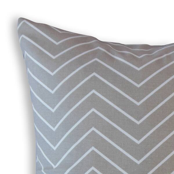 Shop Adelphie Zigzag Throw Pillow Ecru On Sale Free Shipping
