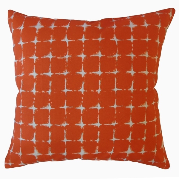 Uzumi Geometric Throw Pillow Marmalade