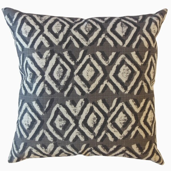 Barbod Ikat Throw Pillow Basket