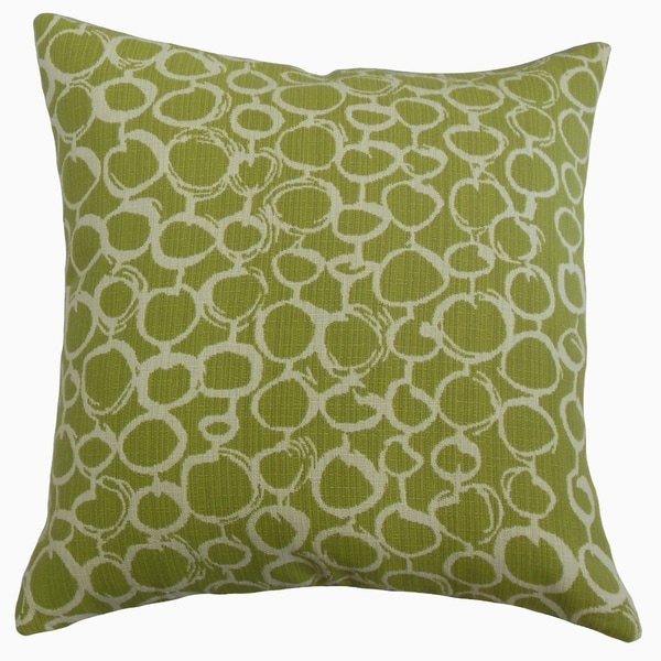 Velisa Geometric Throw Pillow Artichoke