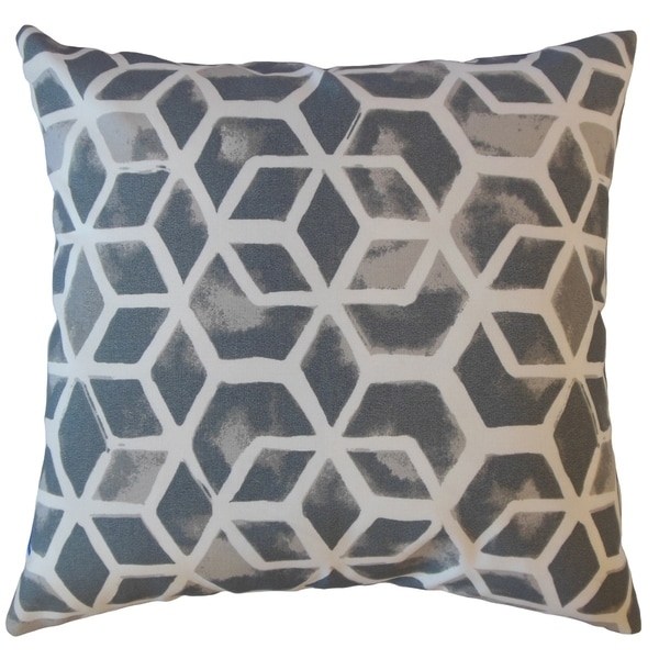 Zareh Geometric Throw Pillow Seasalt