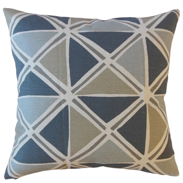 Garvey Geometric Throw Pillow Steelwork